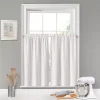 Vue Window Solutions Kingsbury Pleated Tier Pair Curtains -Greenland Home Fashions Shop 3764521 White