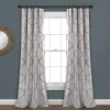 Lush Décor Lush Decor 2-pack Avon Chenille Trellis Window Curtains -Greenland Home Fashions Shop 3797924 Light Gray