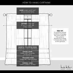 Nicole Miller NY 2-pack New York Belfry Sheer Window Curtains -Greenland Home Fashions Shop 3798378 ALT6