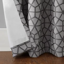 Sun Zero Burke Twill Mosaic Thermal Extreme 100% Blackout Grommet Curtain Panel -Greenland Home Fashions Shop 3825466 ALT3