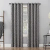 Sun Zero Burke Twill Mosaic Thermal Extreme 100% Blackout Grommet Curtain Panel 2 Sun Zero Burke Twill Mosaic Thermal Extreme 100% Blackout Grommet Curtain Panel -Greenland Home Fashions Shop 3825466 Steel