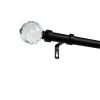 Exclusive Home Crystal Ball Indoor Outdoor 1-in. Curtain Rod 2 Exclusive Home Crystal Ball Indoor Outdoor 1-in. Curtain Rod -Greenland Home Fashions Shop 3842795 Matte Black