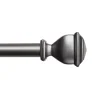 Exclusive Home Napoleon Indoor Outdoor 1-in. Curtain Rod 2 Exclusive Home Napoleon Indoor Outdoor 1-in. Curtain Rod -Greenland Home Fashions Shop 3842830 Gunmetal