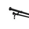 Exclusive Home Topper Double Curtain Rod 2 Exclusive Home Topper Double Curtain Rod -Greenland Home Fashions Shop 3842849 Matte Black