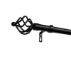 Exclusive Home Torch Indoor Outdoor 1-in. Curtain Rod -Greenland Home Fashions Shop 3842861 Matte Black