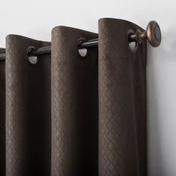 Scott Living 1-panel Mateo Total Blackout Velvet Geometric Grommet Window Curtain 11 Scott Living 1-panel Mateo Total Blackout Velvet Geometric Grommet Window Curtain -Greenland Home Fashions Shop 3847740 ALT3