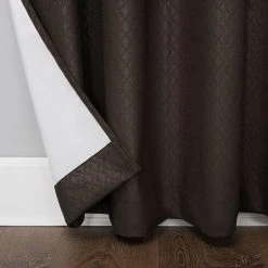 Scott Living 1-panel Mateo Total Blackout Velvet Geometric Grommet Window Curtain 12 Scott Living 1-panel Mateo Total Blackout Velvet Geometric Grommet Window Curtain -Greenland Home Fashions Shop 3847740 ALT4