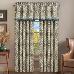 Five Queens Court Plainview Spa Window Curtain Set 7 Five Queens Court Plainview Spa Window Curtain Set -Greenland Home Fashions Shop 3873493 ALT2