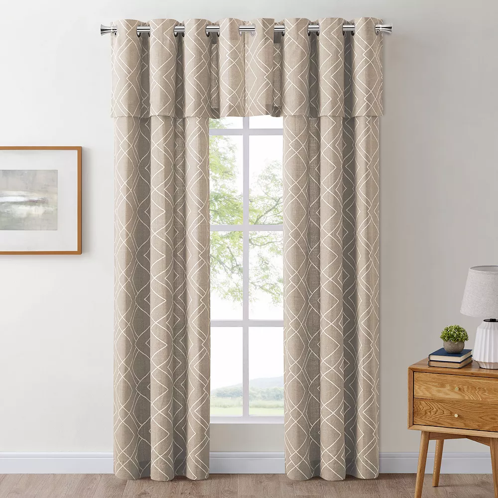 The Big One® 2-pack Drew Geo Decorative Window Curtains 6 The Big One® 2-pack Drew Geo Decorative Window Curtains - Image 4