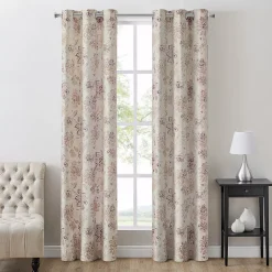 The Big One® 2-pack Sophia Floral Decorative Window Curtains