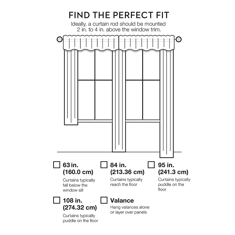The Big One® Dabney Floral Grommet Valance 8 The Big One® Dabney Floral Grommet Valance - Image 6
