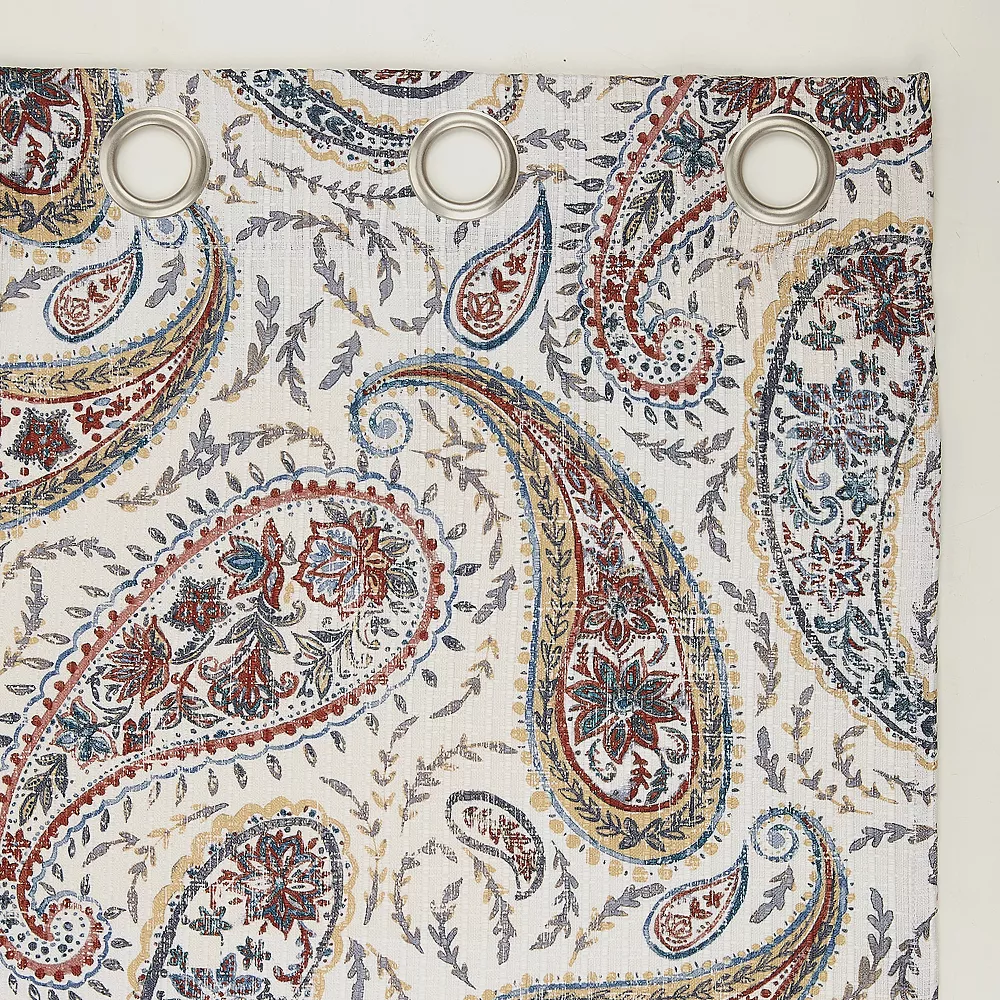 The Big One® Emporia Paisley Grommet Curtain Valance 7 The Big One® Emporia Paisley Grommet Curtain Valance - Image 5