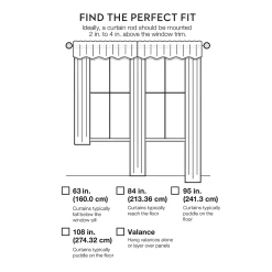 The Big One® Granada Medallion Grommet Curtain Valance -Greenland Home Fashions Shop 3891486 ALT99