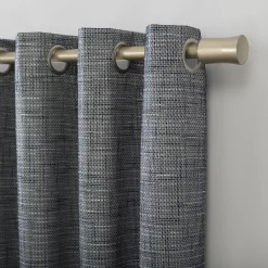 Sun Zero Kline 100% Blackout Thermal Burlap Weave Grommet Window Curtain 10 Sun Zero Kline 100% Blackout Thermal Burlap Weave Grommet Window Curtain -Greenland Home Fashions Shop 3949926 ALT2
