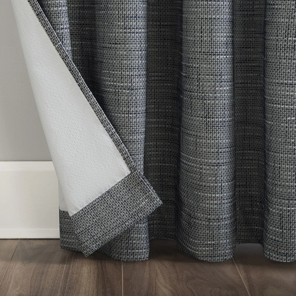 Sun Zero Kline 100% Blackout Thermal Burlap Weave Grommet Window Curtain 7 Sun Zero Kline 100% Blackout Thermal Burlap Weave Grommet Window Curtain - Image 5