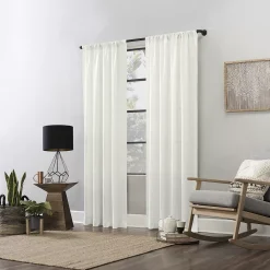 Clean Window Waffle Texture Anti-Dust Semi-Sheer Window Curtain -Greenland Home Fashions Shop 3949973 ALT4