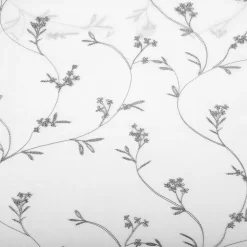 No. 918 Delia Embroidered Floral Sheer Rod Pocket Window Curtain -Greenland Home Fashions Shop 3950277 ALT4