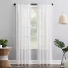 No. 918 Delia Embroidered Floral Sheer Rod Pocket Window Curtain 1 No. 918 Delia Embroidered Floral Sheer Rod Pocket Window Curtain -Greenland Home Fashions Shop 3950277 Ivory