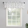 No. 918 Delia Embroidered Floral Sheer Rod Pocket Curtain Valance -Greenland Home Fashions Shop 3950504 White