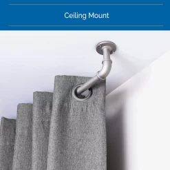 Sun Zero Room Darkening Industrial Wrap Around Curtain Rod -Greenland Home Fashions Shop 3955591 ALT3