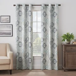 Eclipse Martina Medallion Absolute Zero 100% Blackout Window Curtain