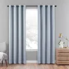 Eclipse Cara Absolute Zero 100% Blackout Window Curtain -Greenland Home Fashions Shop 3958099 Denim