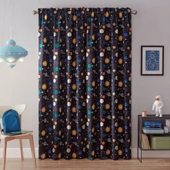 Waverly Kids Space Adventure Blackout Window Curtain -Greenland Home Fashions Shop 3960012 ALT3