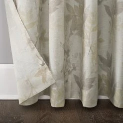 No. 918 Hilary Watercolor Floral Linen Blend Semi-Sheer Rod Pocket Curtain Panel -Greenland Home Fashions Shop 3964940 ALT3