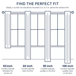 Eclipse 1-pack Draftstopper Summit Room Darkening Solid Window Curtain 13 Eclipse 1-pack Draftstopper Summit Room Darkening Solid Window Curtain -Greenland Home Fashions Shop 3978027 ALT7