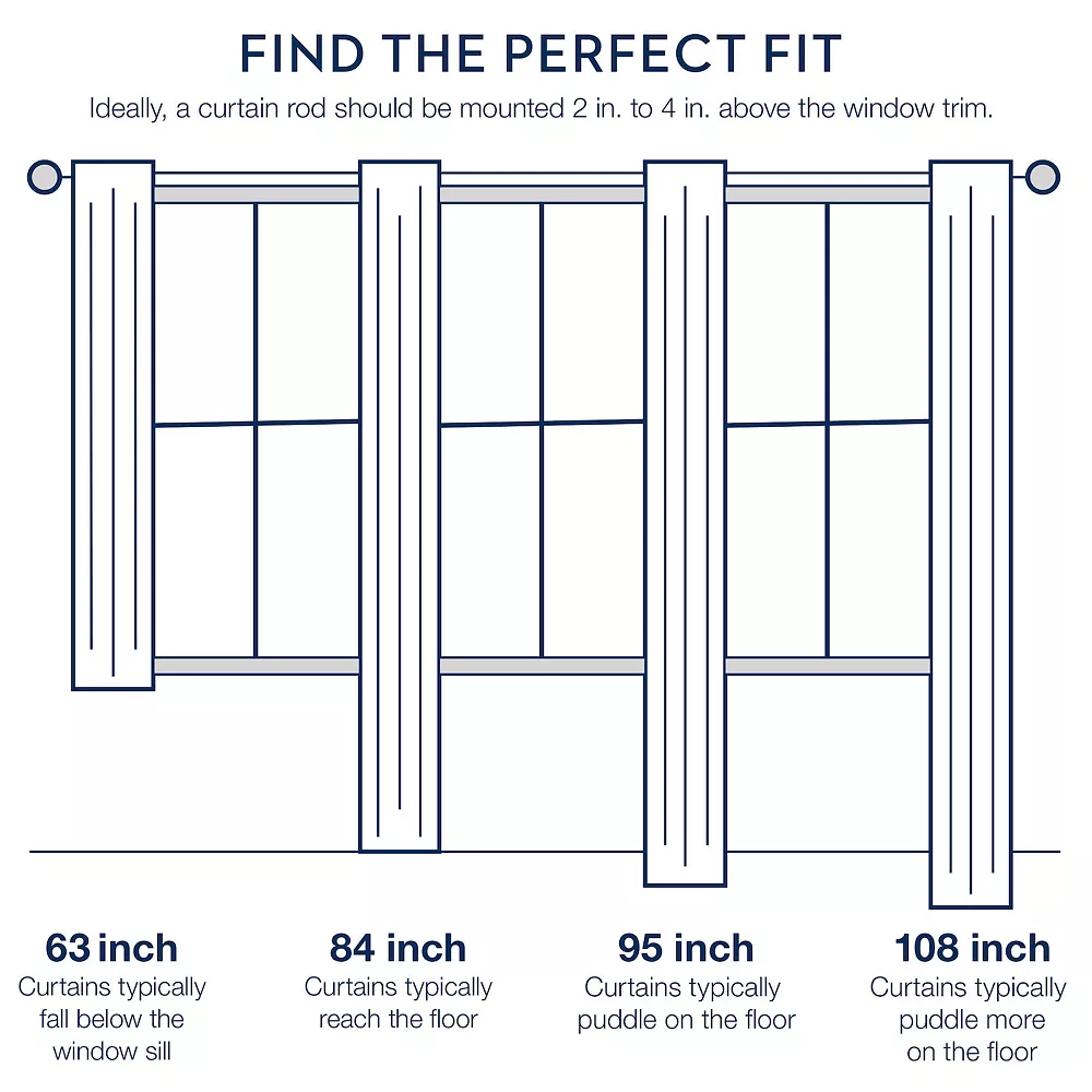 Eclipse 1-pack Draftstopper Summit Room Darkening Solid Window Curtain 8 Eclipse 1-pack Draftstopper Summit Room Darkening Solid Window Curtain - Image 6