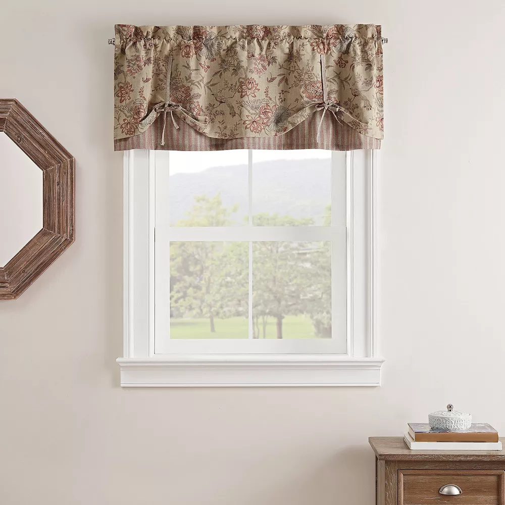 Waverly Lucchese Tie Up Valance 3 Waverly Lucchese Tie Up Valance