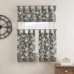 Waverly Stencil Vine Window Tier Pair -Greenland Home Fashions Shop 3985217 ALT7