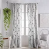 Peri Chenille Lattice Window Curtain -Greenland Home Fashions Shop 3985949 Gray
