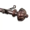 Rod Desyne 13/16" Sierra Curtain Rod -Greenland Home Fashions Shop 3986527 Cocoa
