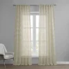 EFF 1-panel Sirius Patterned Linen Sheer Window Curtain 2 EFF 1-panel Sirius Patterned Linen Sheer Window Curtain -Greenland Home Fashions Shop 3986641