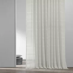 EFF 1-panel Polaris Patterned Linen Sheer Window Curtain -Greenland Home Fashions Shop 3986645 ALT2