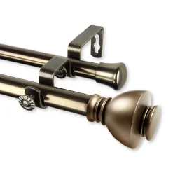 Rod Desyne 13/16" Alma Double Curtain Rod