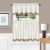 Achim Westport Tier/Valance Set -Greenland Home Fashions Shop 3990574 Taupe