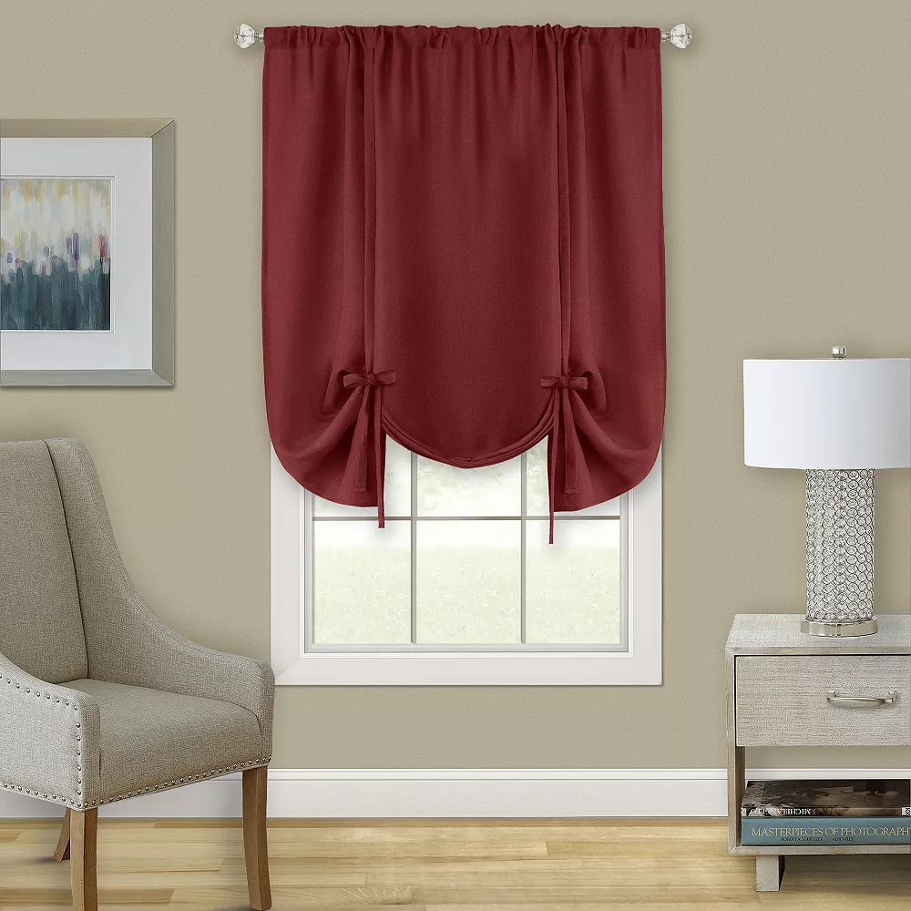 Achim Darcy Window Tie Up Shade 58''x63'' 3 Achim Darcy Window Tie Up Shade 58''x63''