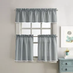 CHF Chloe Tailored Window Curtain Tier Set -Greenland Home Fashions Shop 3991200 ALT2