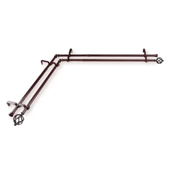 Rod Desyne 13/16" Twist Double Corner Curtain Rod