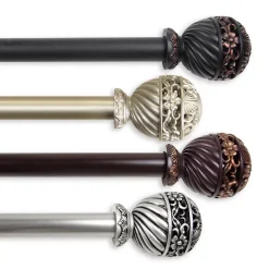 Rod Desyne Rod Desyne 1" Lanette Curtain Rod 5 Rod Desyne Rod Desyne 1" Lanette Curtain Rod -Greenland Home Fashions Shop 3994596 ALT