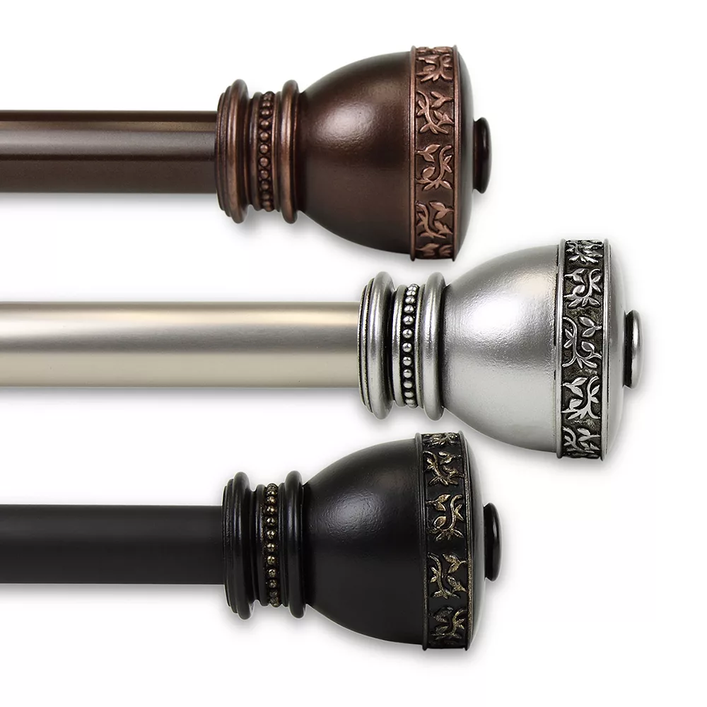 Rod Desyne 1" Delaney Curtain Rod 4 Rod Desyne 1" Delaney Curtain Rod - Image 2