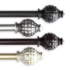 Rod Desyne 1" Opal Curtain Rod 5 Rod Desyne 1" Opal Curtain Rod -Greenland Home Fashions Shop 3998705 ALT