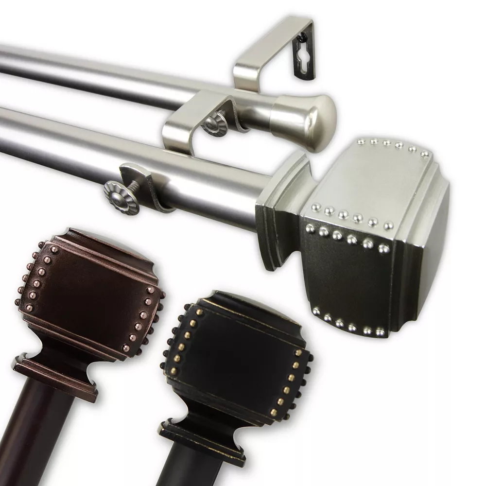 Rod Desyne 1" Bennett Double Curtain Rod 4 Rod Desyne 1" Bennett Double Curtain Rod - Image 2