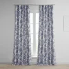 EFF Printed Linen Textured Blackout Window Curtain -Greenland Home Fashions Shop 3999102