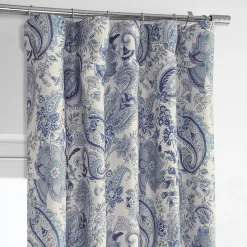 EFF Printed Linen Textured Blackout Window Curtain -Greenland Home Fashions Shop 3999102 ALT3