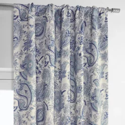 EFF Printed Linen Textured Blackout Window Curtain -Greenland Home Fashions Shop 3999102 ALT4