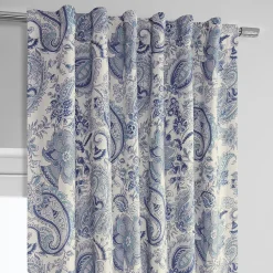 EFF Printed Linen Textured Blackout Window Curtain -Greenland Home Fashions Shop 3999102 ALT5