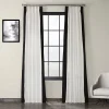 EFF Pleated Vertical Colorblock Window Curtain -Greenland Home Fashions Shop 3999143 Popcorn And Black
